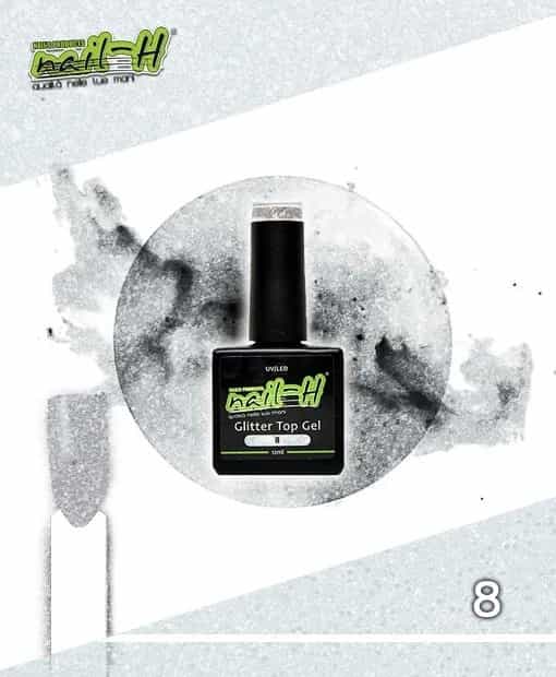 Nail-H Nail H Glitter Top Gel n°