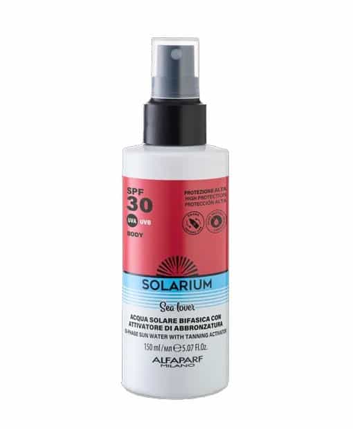 Solarium Alfaparf Solarium ACQUA SOLARE CON ATTIVATORE DI ABBRONZATURA spf