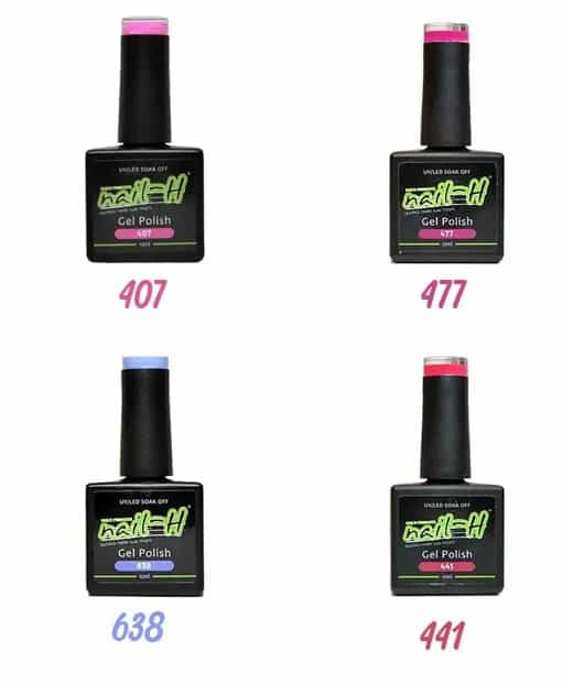Nail-H – Kit Spring Flower Palette Smalti Semipermanenti 4 x 12 ml