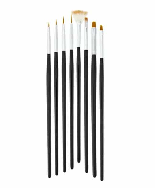 Kit pennelli per Nail Art 8 pezzi