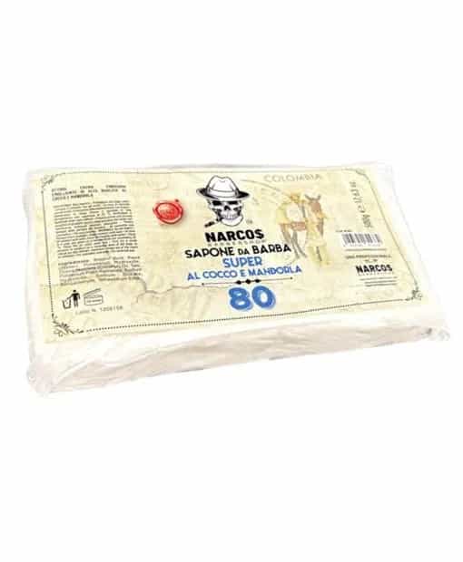 Narco$ – 80 SAPONE DA BARBA SUPER COCCO E MANDORLA 500g