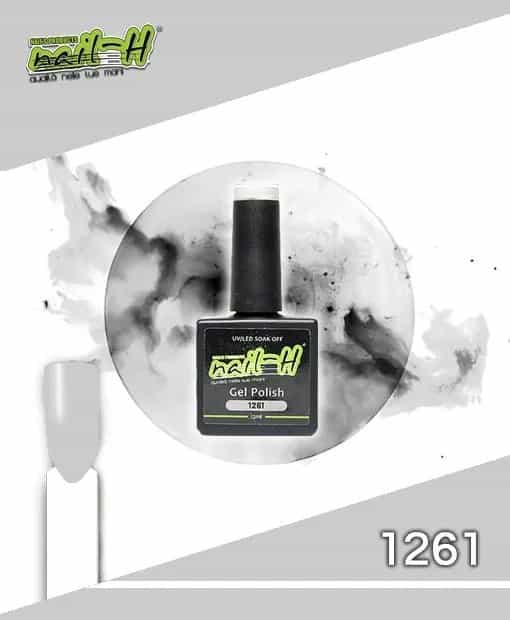 Nail-H – Smalto Semipermanente n° 1261 Grigio Londra 12 ml