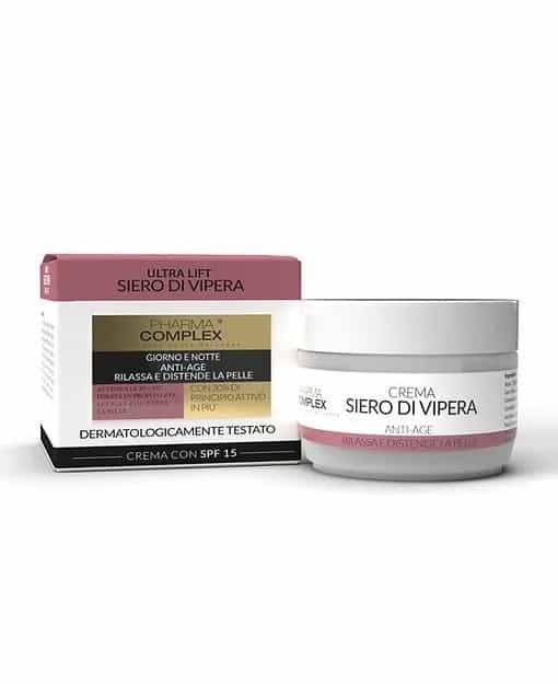 Pharma Complex – Crema Viso Siero di Vipera con SPF15 50ml
