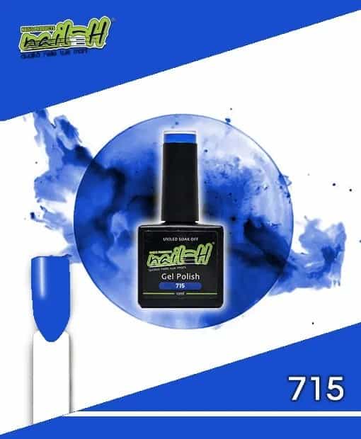 Nail-H – Smalto Semipermanente n° 715 Blu Inchiostro 12 ml