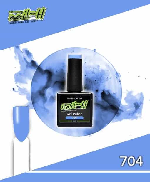 Nail-H – Smalto Semipermanente n° 704 Indico 12 ml