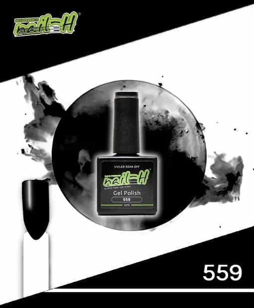 Nail-H – Smalto Semipermanente n° 559 Corvo Nero 12 ml