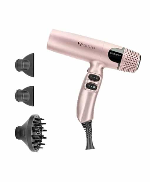 Gamma più – Hybrid Asciugacapelli professionale Gold Rose
