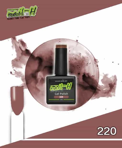 Nail-H – Smalto Semipermanente n°220 Chocolate Lux 12 ml