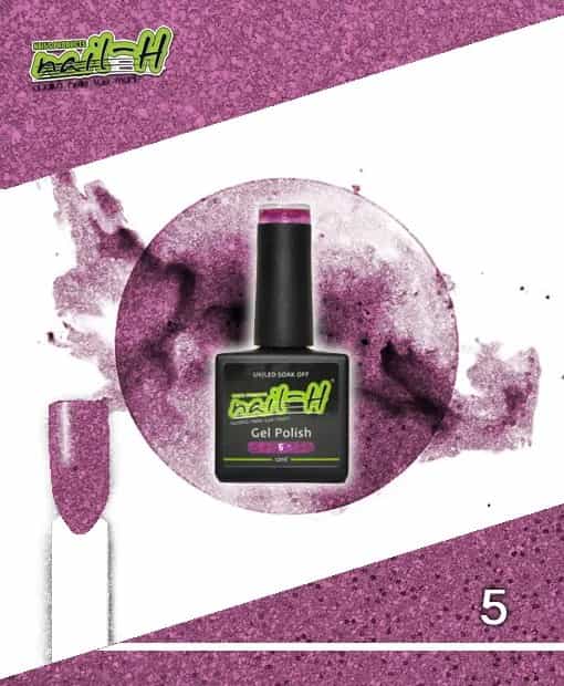 Nail-H – Smalto Semipermanente n°5 Glitter Bomb 12 ml