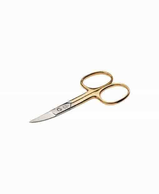 Ipam – Forbicina Acciaio pelle 276 / 3,5” Curva – Manico Dorato