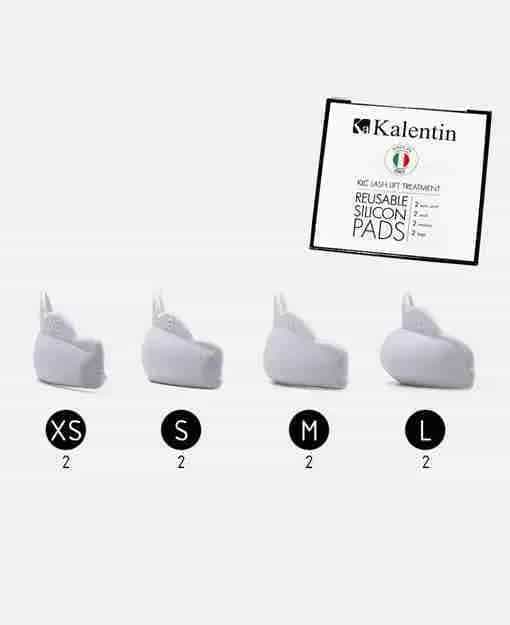 Kalentin – Cofanetto pads riutilizzabili in silicone 4paia Mix