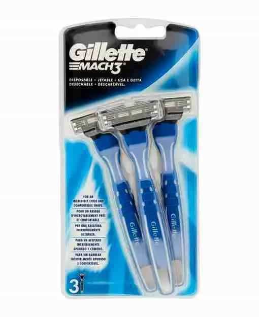 Gillette – Mach3 rasoio usa e getta 3pz