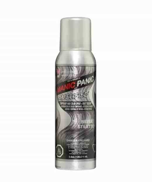 Manic Panic – SILVER STILETTO ™ – AMPLIFIED ™ TEMPORARY SPRAY-ON COLOR E RITOCCO RADICE