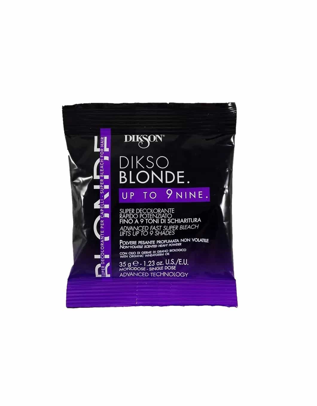 Bustina di Polvere Decolorante Dikso Blonde 9 toni 35g